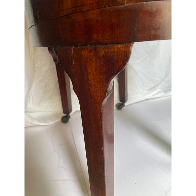 Wine Georgian Oval Mahogany Cellarette – English Wine Cooler, Circa 1800s For Sale - Image 8 of 10