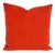 Arc Com Fabric Spirit in Watermelon Pillow Cover - 20" X 20" Solid Bright Red Chenille Cushion Case For Sale