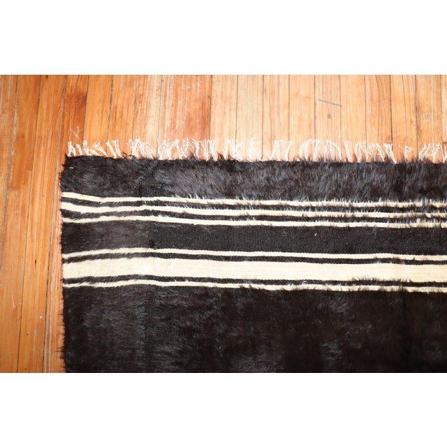 Late 20th Century Mohair Rug - 5' x 6'7" For Sale - Image 13 of 18
