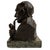 Hans Muller, Bust of a Man with a Pipe, 1890s, Bronze and Marble For Sale - Image 3 of 8