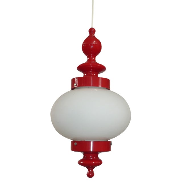 Hanging Lamp in Plastic by Hawill, 1970s For Sale