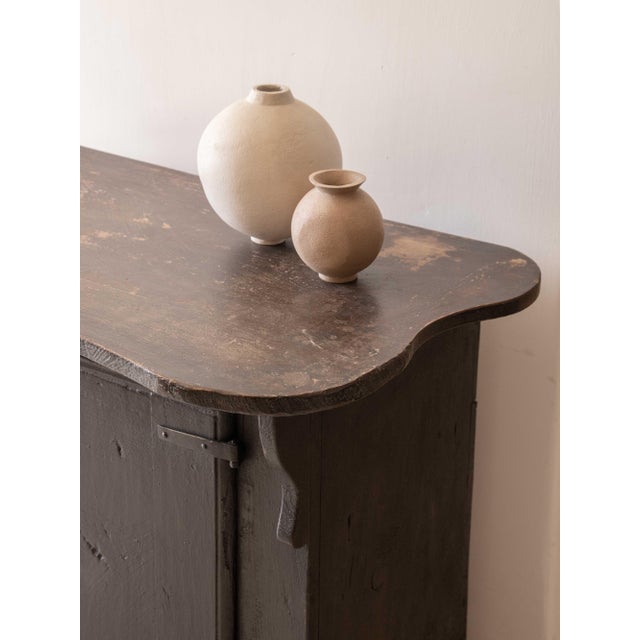 Wood Spanish Dark Patina Sideboard, 1800s For Sale - Image 7 of 13
