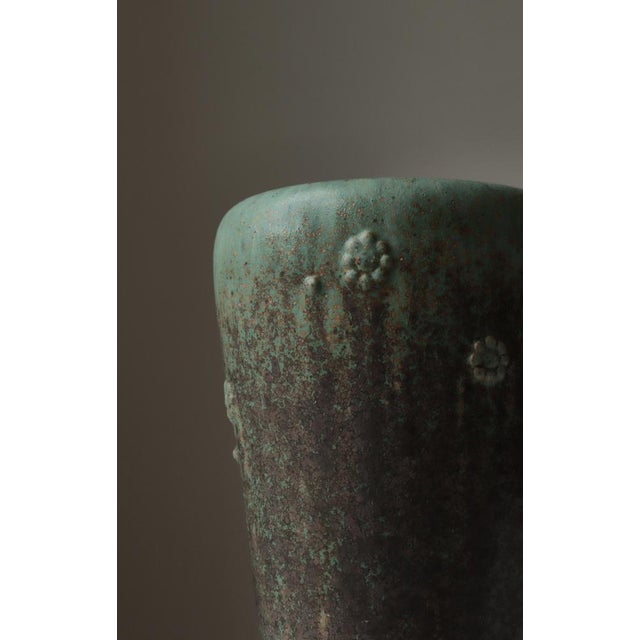 Large Art Deco Stoneware Vase by Arne Bang, 1930s For Sale - Image 4 of 15