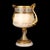Metal Napoleon III Cup in Onyx and Gilt Bronze with Polychrome Enamel, 1880 For Sale - Image 7 of 14
