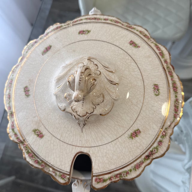 Mid-Century Modern Antique Homer Laughlin Tureen Made in June 1916 For Sale - Image 3 of 11