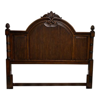 Late 20th Century West Indies Style King Headboard For Sale