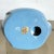 1980s Postmodern Blue Ceramic Swan Dish For Sale - Image 5 of 5