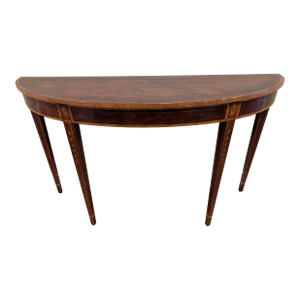 Henkel-Harris Federal Inlaid Mahogany Console Table