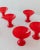 Postmodern Vintage Italian Postmodern Red Joy Drinking Glasses from Leonardo, 1980s, Set of 6 For Sale - Image 3 of 12