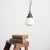 Antique church opaline milk glass art deco pendant light – a an original opaline glass pendant light salvaged from school....