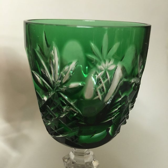 German Cut Crystal Cordial Glasses Set of 4 Chairish