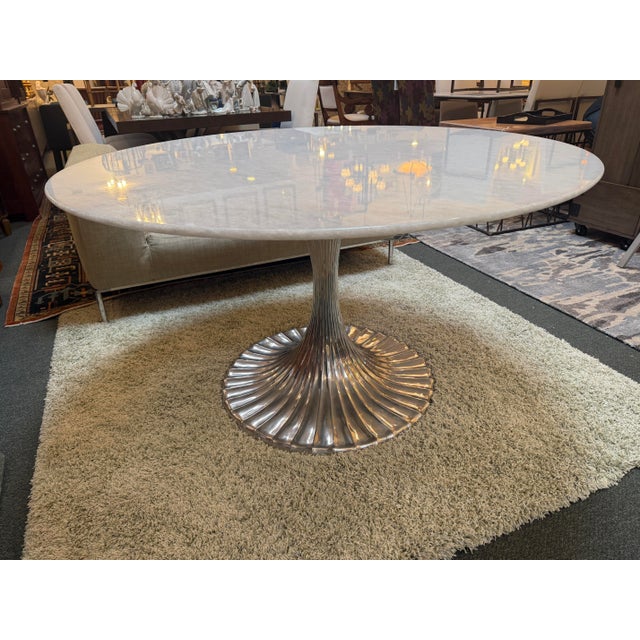 Design Plus Gallery presents the Luca Dining Table from Oly Studio. This is a sculptural, modern pedestal table featuring...