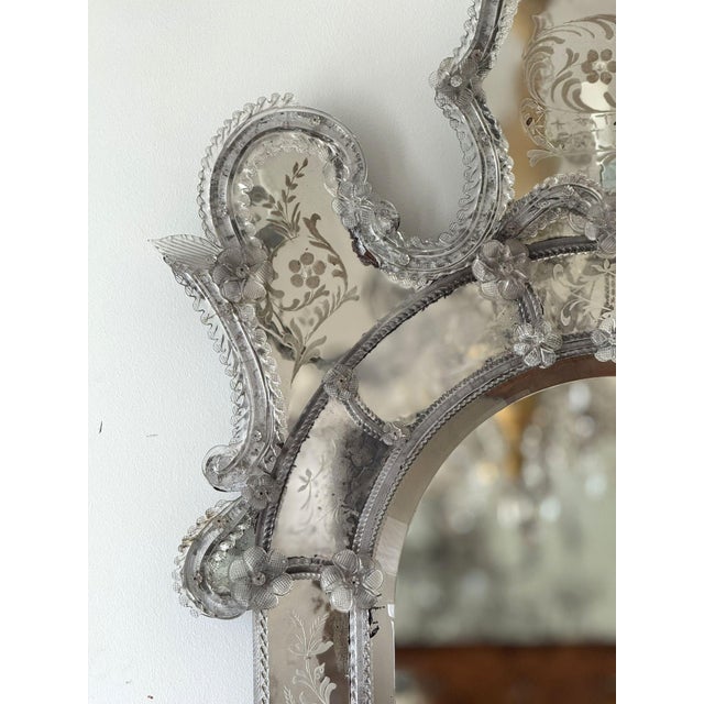 Early 19th Century 19th C Venetian Paraclose Mirror For Sale - Image 5 of 9