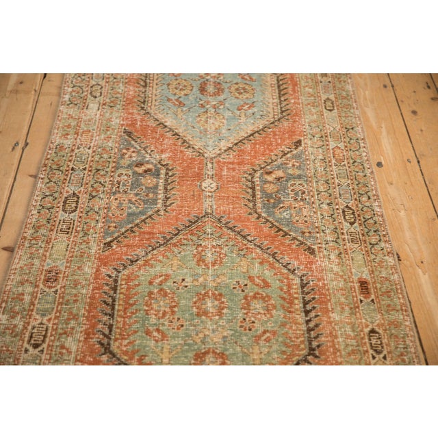 Vintage Distressed Northwest Persian Rug Runner - 3' x 14'2" For Sale - Image 9 of 11
