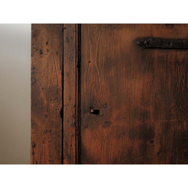 Alpine Folk Art Pine Wardrobe, Piedmont, Italy, 18th Century For Sale - Image 17 of 18
