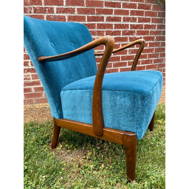 Alfred Christensen Beech Lounge Chair C. 1960s For Sale - Image 10 of 16