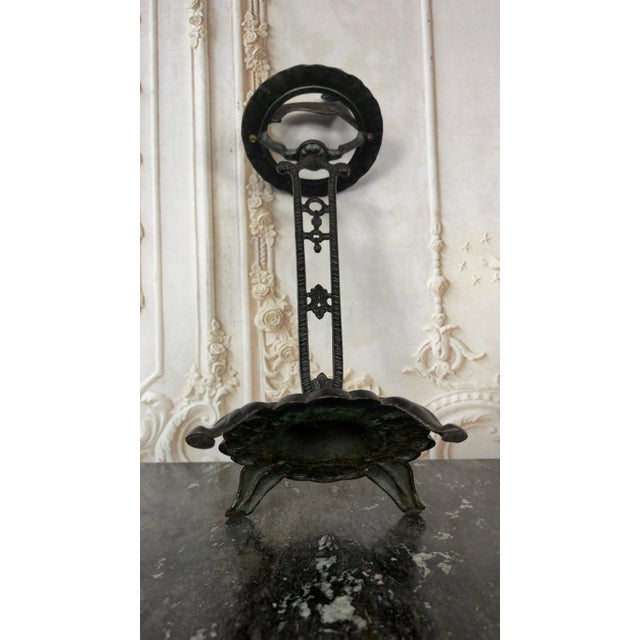 French Art Deco Whippet Smoking Stand, Cast Iron, Circa 1925-1930 For Sale - Image 10 of 14