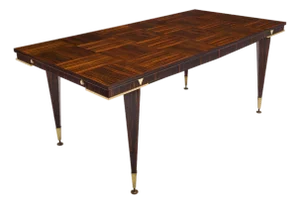 Period Mid-Century Modern Macassar Dining Table