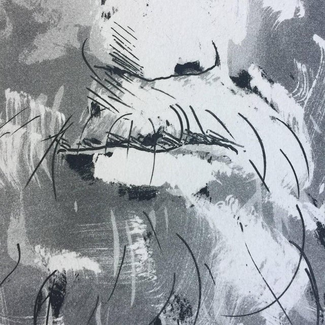 Giacomo Manzú, Head of Oedipus Etching, Signed, Modern Style, Edition of 125, 1970 For Sale - Image 3 of 6