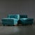 Mario Bellini Amanta Modular Sofa by Mario Bellini for C&b Italy, 1966, Set of 3 For Sale - Image 4 of 18
