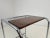Wood Functionalist Chrome & Wood Side Table, 1950s For Sale - Image 7 of 10