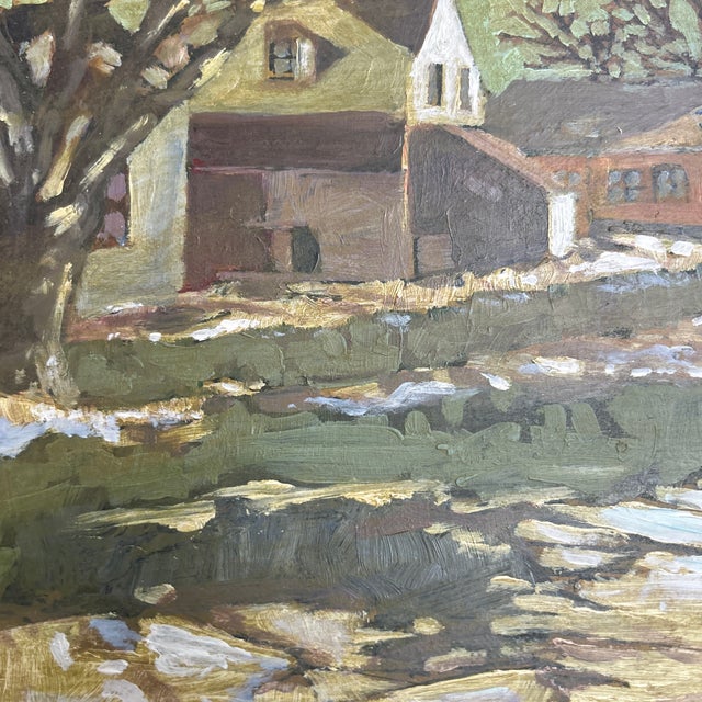 Contemporary original landscape painting by Stephen Heigh. Signed and framed. Measures 10x8 / 11x9 framed. Check out my...