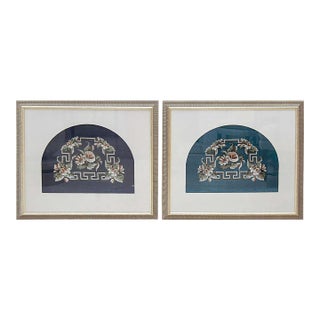 Mid 19th Century Pair of Framed Victorian Beadwork For Sale