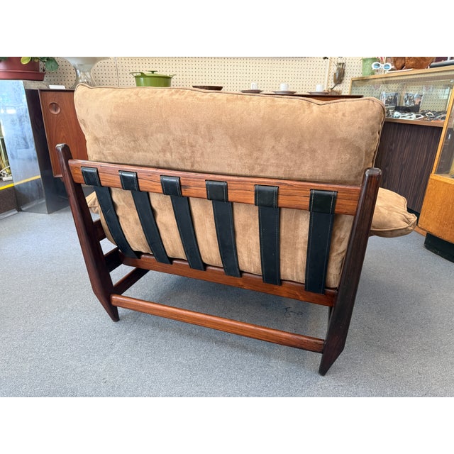 Brazilian Jacaranda Wood Easy Chair Designed by Jean Gillon C1960s For Sale In Chicago - Image 6 of 14