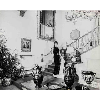 Unknown, Gina Lollobrigida in her Residence, 1960s, Gelatin Silver Photo For Sale