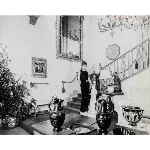 Unknown, Gina Lollobrigida in her Residence, 1960s, Gelatin Silver Photo For Sale