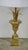 Hollywood Regency Brass Table Lamp with Fabric Shade from Unbekannt, 1970s For Sale - Image 9 of 11