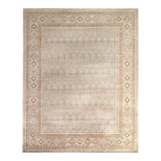 Rug & Kilim’s Oversized Traditional Fleur Rug in Beige, 13x19 For Sale