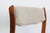 Exceptionally handsome set of 4 Danish Modern teak dining chairs by Benny Linden. Distinguishing features included...
