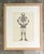 Vintage Framed Skeleton Study on Paper For Sale - Image 4 of 12
