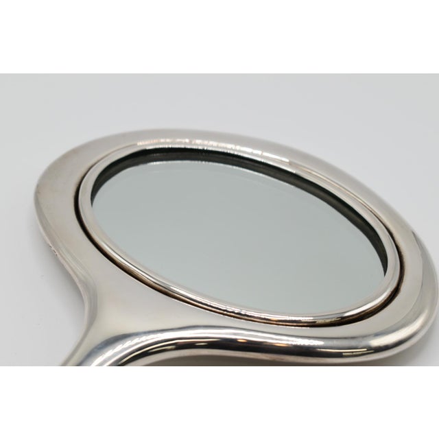 Tiffany & Co. Sterling Silver Hand Mirror For Sale - Image 10 of 11