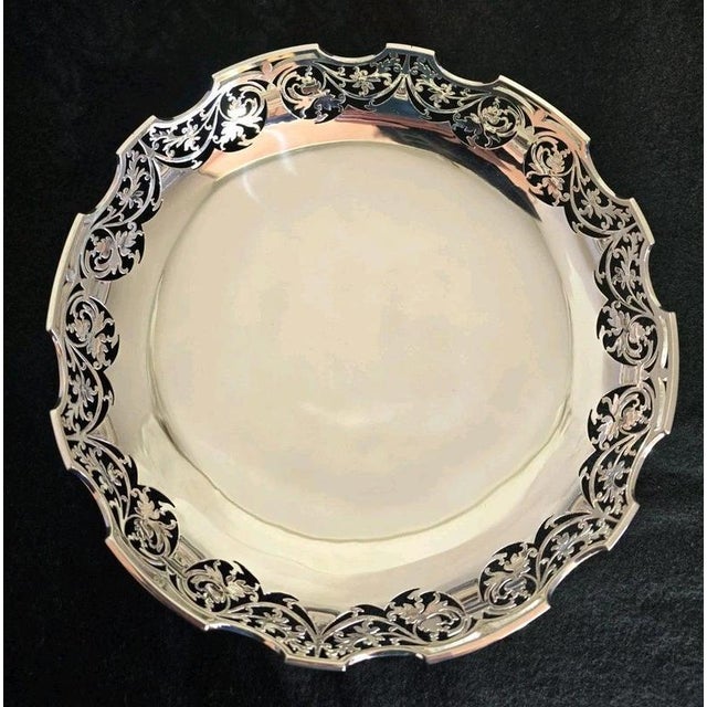 Mid-Century Sterling Silver Fruit Bowl from JB Chatterley, 1972 For Sale - Image 16 of 18