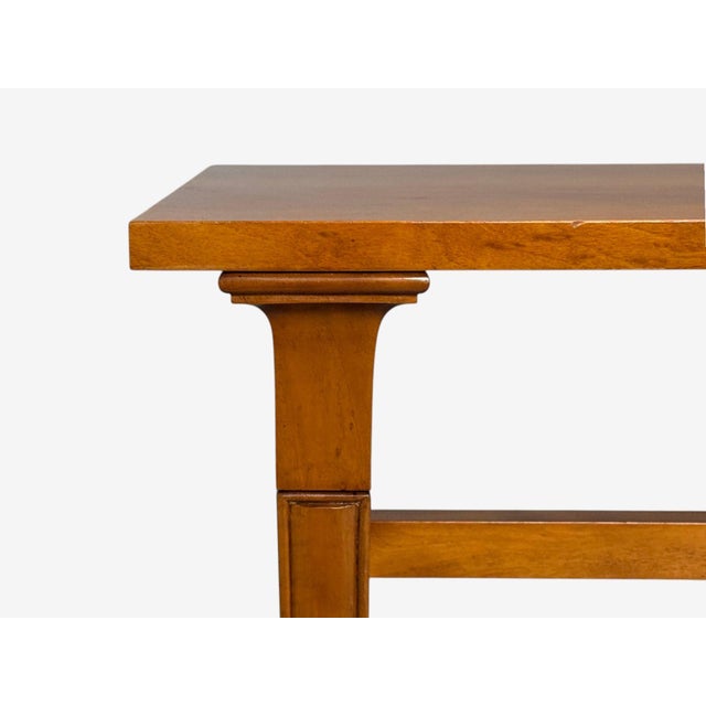 t.h. Robsjohn-Gibbings, Rare Trapeza End Tables, Walnut, Greece, 1937 For Sale - Image 12 of 18