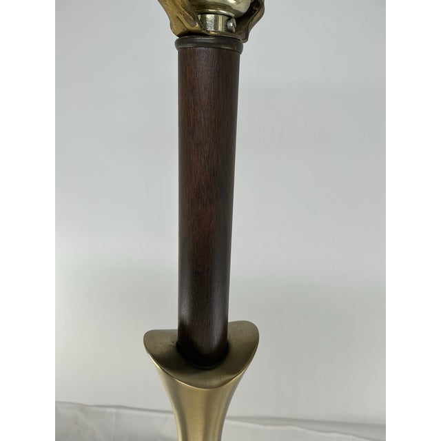 Laurel Lamp Co Sculptural Brushed Metal Lamp by Tony Paul For Sale - Image 9 of 12