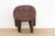 Brown Carved Chunky Wood African Stool For Sale - Image 8 of 9