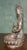 Tibetan Silvered Metal Buddhist Deity Figure Statue on Lotus Base For Sale - Image 17 of 18