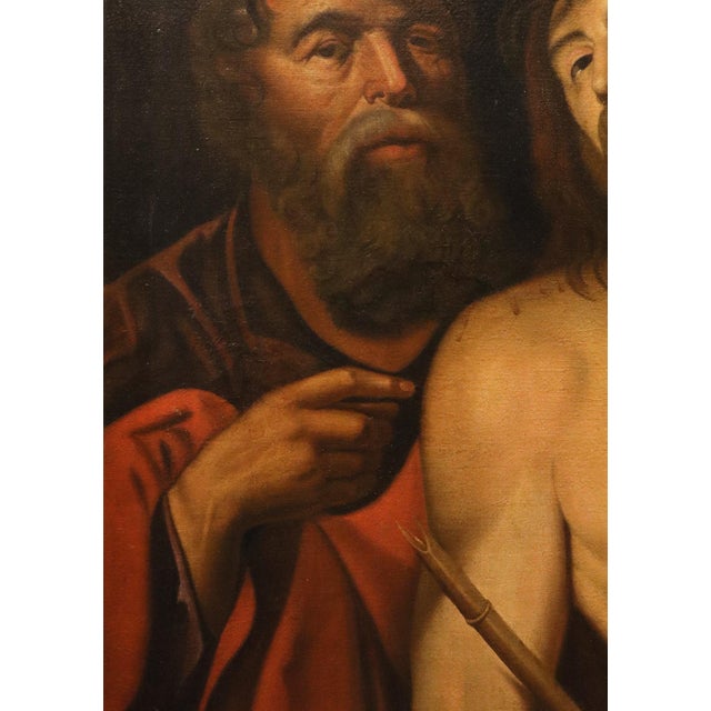Follower of Rubens, Ecce Homo, 1700, Oil on Canvas For Sale - Image 4 of 16