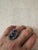 Boho Chic Sterling, Silver and Amethyst Ring For Sale - Image 3 of 5