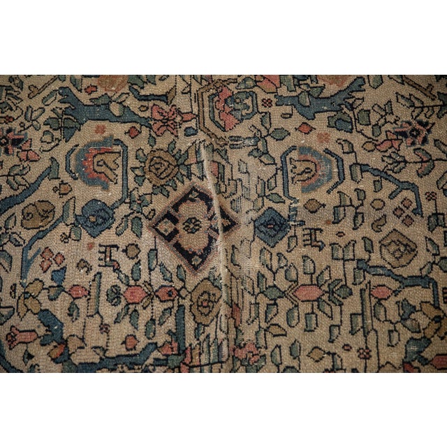 Antique White Antique Bibikabad Rug - 4'4" x 7'4" For Sale - Image 8 of 18