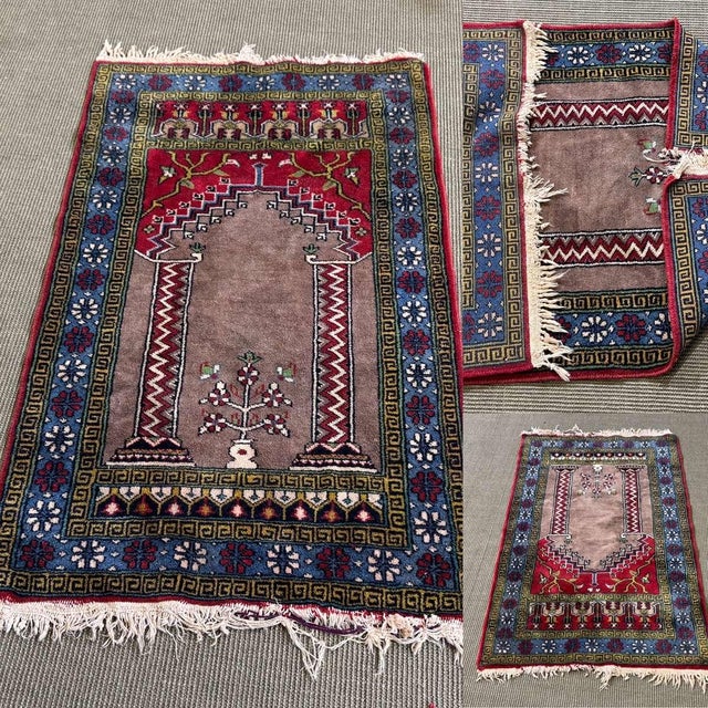 Rug (308) Handmade Iranian wool rug - 1.26m x 75cm