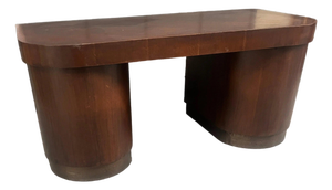 Art Deco Executive Desk in Veneer
