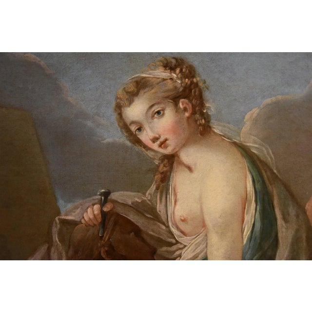 Pierre Charles Trémolières, Mythological Allegory, 1730, Oil on Canvas For Sale - Image 9 of 12