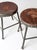 Vintage Industrial Stools Pair For Sale - Image 10 of 12