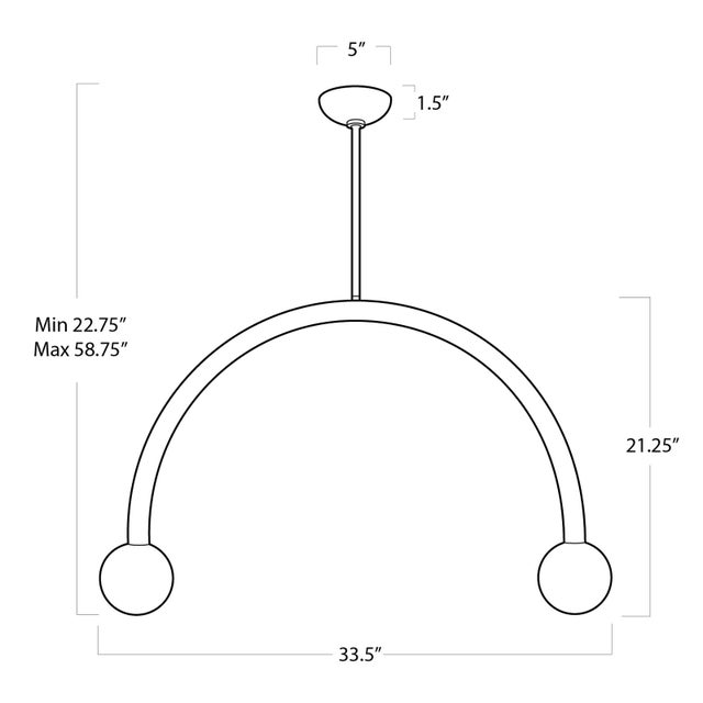 Regina Andrew Happy Steel Pendant, Large, Polished Nickel For Sale In Detroit - Image 6 of 7