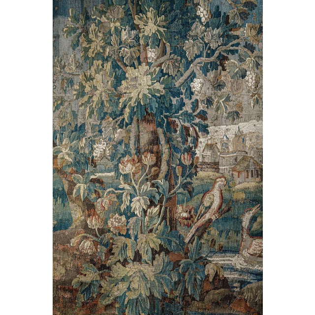 Large Verdure Tapestry Wall Hanging For Sale - Image 5 of 18