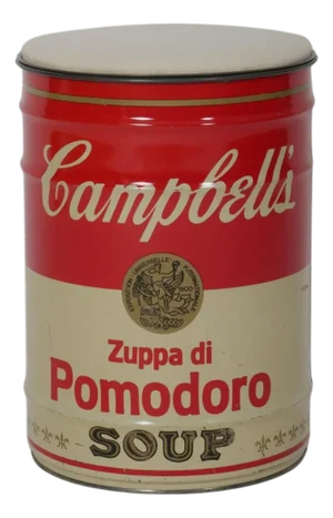 Warhol Campbell's Soup Can Stool by Dino Gavina for Studio Simon, Italy, 1971